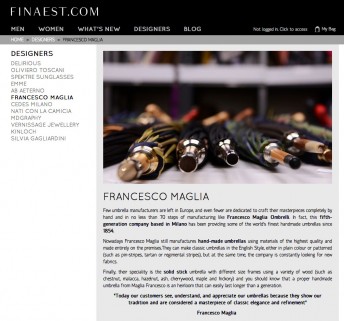 Finaest $$ https://finaest.com/designers/francesco-maglia-1854