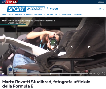 Sport Mediaset TV interview $$ https://www.sportmediaset.mediaset.it/video/e-planet/marta-rovatti-studihrad-fotografa-ufficiale-della-formula-e_14255651-2020.shtml